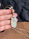Natural Hetian Jade "Guardian Heart" Necklace – Affection & Safety Talisman