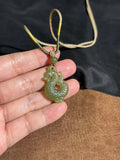 Handcarved Hetian Jade Archaic Dragon Pendant – Prosperity & Authority Charm