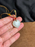 Natural Hetian Jade Heart Necklace – Eternal Affection Talisman