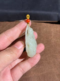 Handcarved Hetian White Jade Buddha Pendant – Happiness Charm