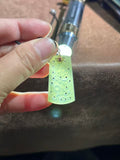 S925 Silver Inlaid Hetian Yellow Jade Ruyi Necklace – Good Fortune Talisman