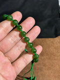 Adjustable Hetian Bright Green Jade Bracelet – Minimalist Luxury Accessory