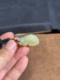 Handcarved Hetian Sugar-White Pixiu Pendant – Prosperity Charm