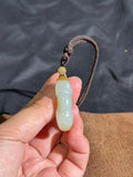 Handcarved Hetian Sugar-White Jade Rabbit Charm – Auspicious Energy Pendant