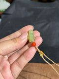 Handcarved Hetian Yellow Kou Liao Pixiu Pendant – Prosperity Charm