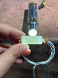 Hetian Jade Lotus Pink Lotus Flower Bracelet – Handcrafted Peace & Purity Bangle