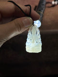 Natural Hetian Jade Guanyin Pendant – Spiritual Talisman