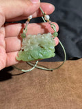 Natural Hetian Jade "Phoenix Through Peony" Necklace – Noble Blessing Talisman