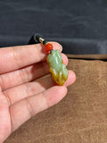 Handcarved Hetian Yellow Jade Pixiu Pendant – Prosperity Charm