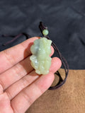 Hetian Jade Yellow Jade Pixiu Pendant – Wealth & Protection Amulet