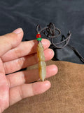 Handcarved Hetian Sugar Jade Dragon Fish Pendant – Wealth & Achievement Charm