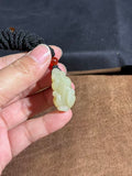 Handcarved Hetian Sugar-White Pixiu Pendant – Prosperity Charm