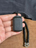 Hetian Jade Black Dragon Scale Pendant – Protection & Authority Amulet