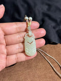 Natural Hetian Jade "Guardian Heart" Necklace – Affection & Safety Talisman