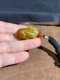 Handcarved Hetian Yellow Jade Pixiu Pendant – Prosperity Charm