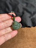 Hetian Jade Lake Green Maitreya Buddha Pendant – Blessing & Serenity Amulet