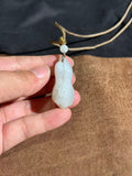 Handcarved Hetian White Jade Cabbage Charm – Auspicious Energy Pendant