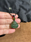 Hetian Jade Lake Green Maitreya Buddha Pendant – Blessing & Serenity Amulet
