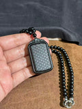 Hetian Jade Black Dragon Scale Pendant – Protection & Authority Amulet