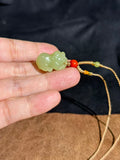 Handcarved Hetian Yellow Kou Liao Pixiu Pendant – Prosperity Charm