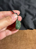 Hetian Jade Lake Green Maitreya Buddha Pendant – Blessing & Serenity Amulet