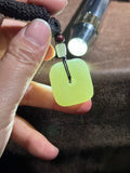 Handcarved Hetian Jade Archaic Texture Pendant – Stability & Good Luck Charm