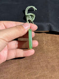 Hetian Jade Green Jasper Apple Green Lotus Pendant – Purity & Serenity Amulet