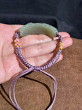 Handcarved Hetian Jade Lotus Bracelet – Minimalist Spiritual Charm