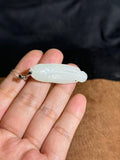 Handcarved Hetian White Jade Fish Necklace – Prosperity & Abundance Charm