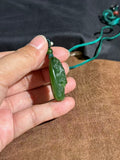 Handcarved Hetian Jasper Dragon Pendant – Imperial Authority Charm