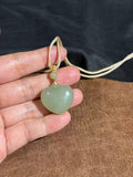 Natural Hetian Jade Heart Necklace – Minimalist Love Charm