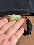 Handcarved Hetian Sugar-White Pixiu Pendant – Prosperity Charm