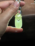 Natural Hetian Jade "Guardian Heart" Necklace – Affection & Safety Talisman