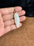 Handcarved Hetian White Jade Fish Necklace – Prosperity & Abundance Charm