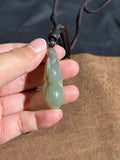 Handcarved Hetian Smoke Purple Jade Gourd Charm – Elegant Fortune Pendant