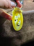 Handcarved Hetian Sugar Jade Lotus Pendant – Spiritual Beauty Charm