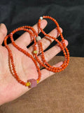 Natural Nanhong DIY Multi-Strand Necklace – Vitality & Joy Amulet
