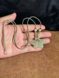 Handcarved Hetian Jade Yellow Kou Liao Butterfly Pendant – Transformation & Good Luck Talisman