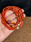 Natural Nanhong DIY Multi-Strand Necklace – Vitality & Joy Amulet